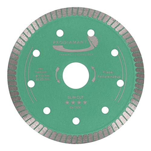 PRODIAMANT Profi Diamant-Trennscheibe Fliese 125 mm x 22,2 mm super dünn PDX83.934