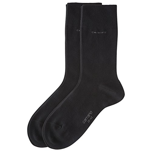 6 Paar Camano Socken "Ca-Soft" ohne Gummidruck / Art. 3642, schwarz, Gr. 35-38
