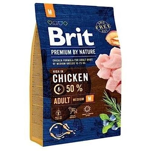 Brit Premium by Nature Adult M - dry dog food Chicken - 8 kg