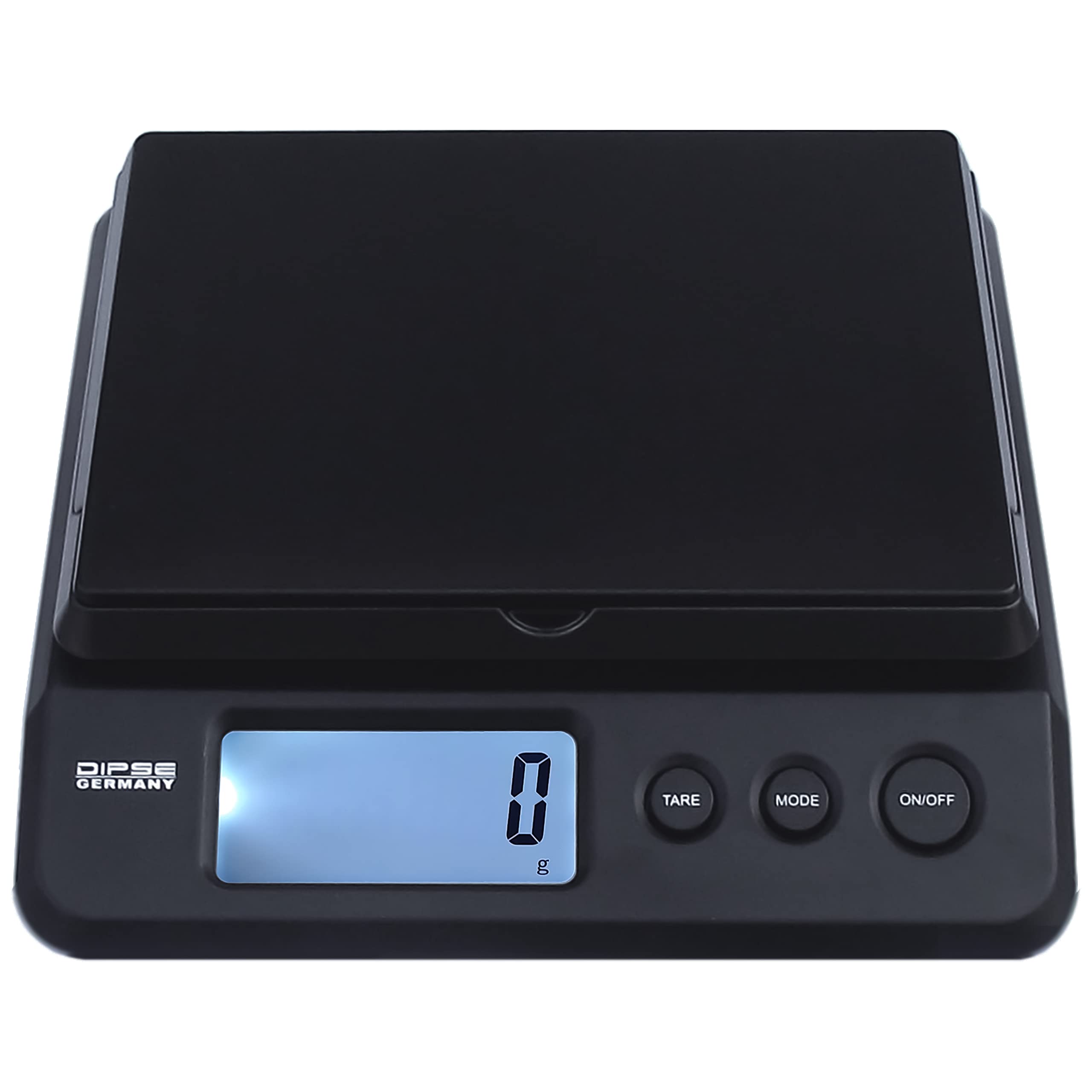 Dipse Parcel 25/20 / 10 kg - Digitale Paketwaage Briefwaage mit USB- oder Batteriebetrieb und 2g / 1g / 0,5g Teilung