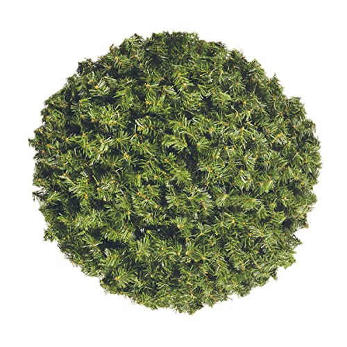 Deco Woerner Künstliche Tannenkugel aus Luvi 50 cm Ø dunkelgrün Kunstpflanze Tanne Textil-Tannenkugel Kunstpflanze Herbstdekoration