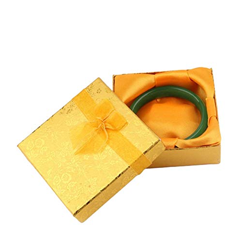 geschenkschachtel geschenkbox groß Charm Geschenkbox Schmuckaufbewahrung Vitrine Schmuck Veranstalter Kleine Geschenkbox Hübsche Aufbewahrungsboxen yellow,24pcs