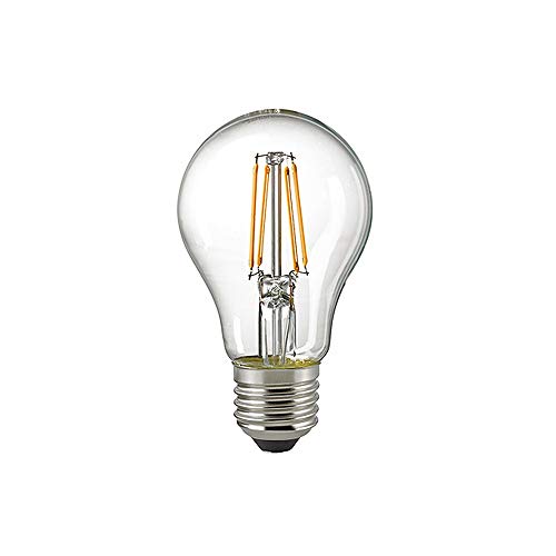 SIGOR LED Filamentlampe NORMAL A60, 230V, Ø 6cm / L 10.4cm, E27, 11W 2700K 1521lm 300°, dimmbar, Klar