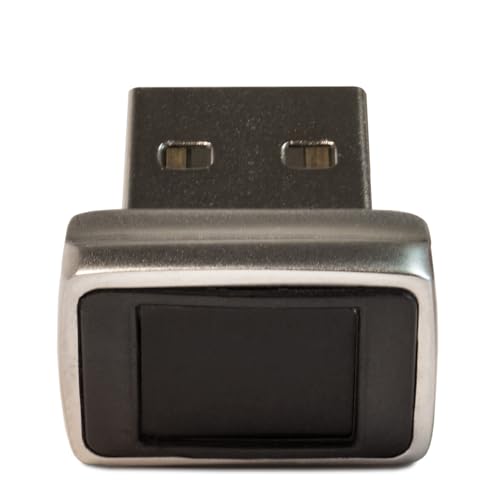 FeinTech FPS00201 USB Fingerabdruck-Sensor für Windows Hello Fingerprint-Reader Scanner Silber