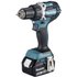 Makita DDF484RTJ Akku-Bohrschrauber 18V 5Ah Li-Ion inkl. 2. Akku, inkl. Koffer