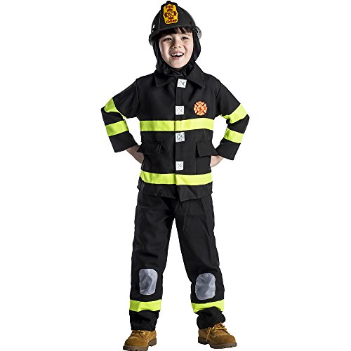 Dress Up America Preisgekrönte Deluxe Feuerwehrmann Dress Up Kostüm Set