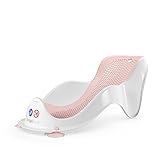 Angelcare ergonomischer Badesitz für die Baby-Badewanne Light pink, angenehm weiche Liegefläche, aufhängbar