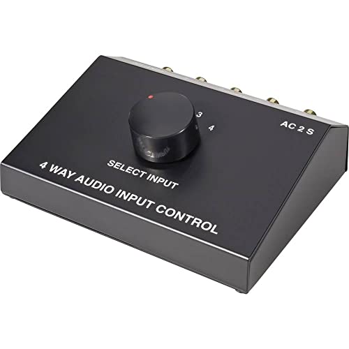 SpeaKa Professional 4 Port Cinch-Audio-Switch