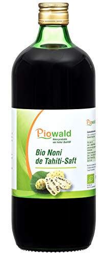 BIO Noni de Tahiti Saft - 1 Liter | 100% Direktsaft ohne Zusätze | Vegan und Laktosefrei