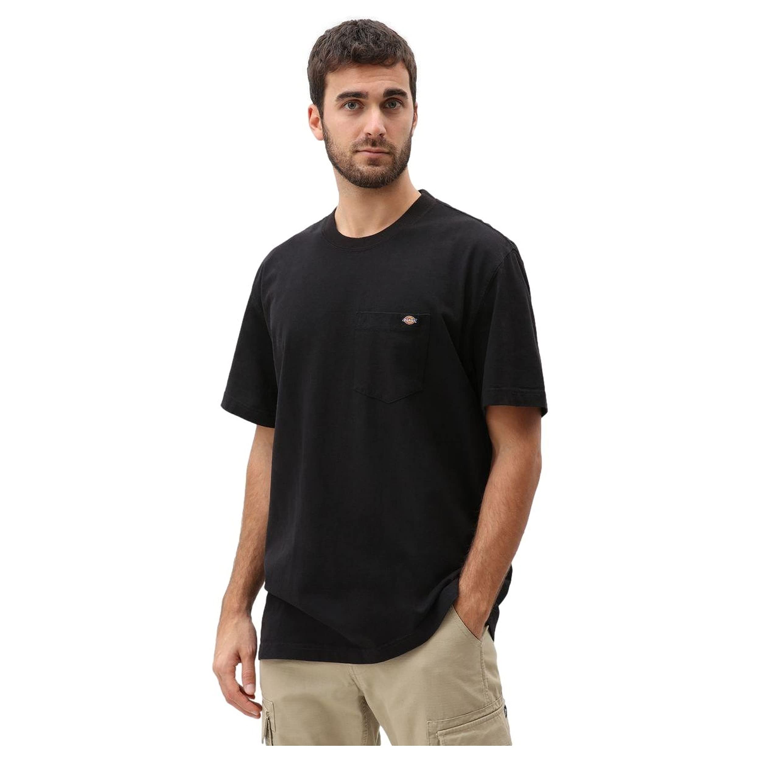 Dickies Herren Porterdale T-Shirt, Schwarz (Black Blk), Small