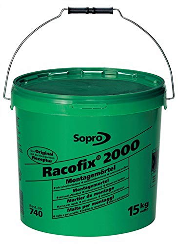 SOPRO Montagemörtel Racofix 2000 Inhalt 5kg grüner Eimer Verarbeitungszeit ca. 2 Min.