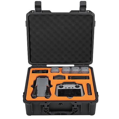 ZJRXM Air 3 Tasche Hardshell Koffer, Wasserdichter Hartschalenkoffer für DJI Air 3 Drone Zubehör, Professional Koffer für DJI Air 3