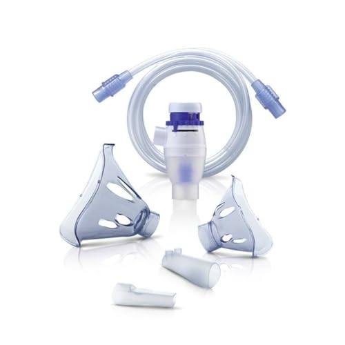 OMRON A3 Complete – 3-in-1-Aerosolinhalationsgerät zur Behandlung der oberen, mittleren und unteren Atemwege bei Erkältungen, Infektionen, Allergien und Asthma