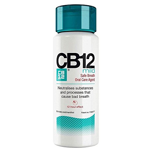 CB12 Mild Mint Menthol Mundwasser (250 ml) - Packung mit 2