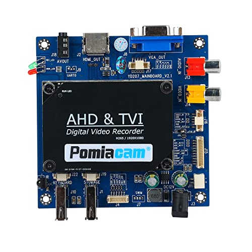 DVR Board AHD 1CH 1080P Videoaufnahme Motherboard CVBS, AHD, TVI Access D1, 720P, 1080P Unterstützung HDMI VGA CVBS Ausgangsanschlüsse