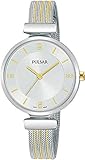 Pulsar Casual Damen Uhr analog Quarzwerk mit Edelstahl Armband PH8469X1