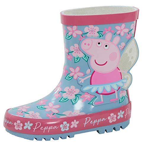 Peppa Pig 3D Mädchen Gummistiefel, Glitzerfee, Pink - rose - Größe: 27 EU