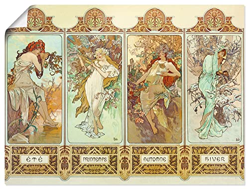 Artland Wandbild »Die vier Jahreszeiten, 1896«, Gruppen & Familien (1 Stück)