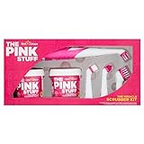 Stardrops - The Pink Stuff – The Miracle Scrubber Kit – 2 Dosen der Miracle Reinigungspaste mit elektrischem Schrubber und 4 Reinigungsbürstenköpfen