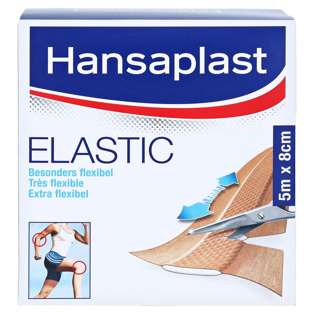 Hansaplast 1556523 ELASTIC Pflaster (L x B) 5m x 8cm