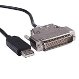 Apdater Nullmodem/Crossover / Druckerkabel (USB auf DB25-Stecker, FTDI-Treiberprogrammierung) für Epson TM-T88V Drucker