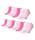 PUMA Socken 15 PAAR Invisible Sneakers Damen, Herren (5x 3er Pack) (Pink/Weiß/Rose (422 pink lady), 35-38 (2,5-5 UK))