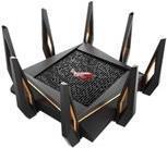 ASUS ROG Rapture GT-AX11000 - Wireless Router - 4-Port-Switch - GigE, 2,5 GigE, 802,11ax - WAN-Ports: 2 - 802,11a/b/g/n/ac/ax - Tri-Band (90IG04H0-MO3G00) - Sonderposten