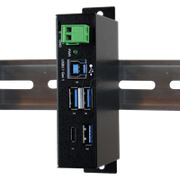 Exsys EX-1194HMS 4 Port USB 3.0, 3.1, 1G HUB C-Buchse, 15KV ESD Surge Protection Schwarz