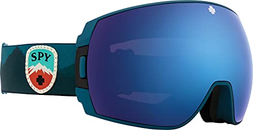 Spy Legacy Se Ski Snowboard Brille Trailblazer Blue - HD+ Rose w/Dark Blue Spectra Mirror + HD+ LL Gray Green w/Red Spectra Mirror
