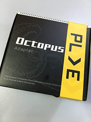 Octopus Adapter PL Mount Lens to RF Mount Camera (Black)