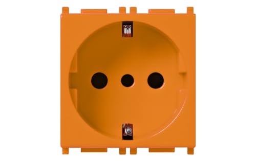 VIMAR SERIE Wandhalter – Steckdose 2-polig + Erde 16 A P30-Orange