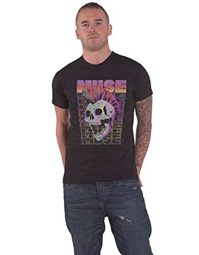 Muse - Mowhawk Skull (Black) T-Shirt S