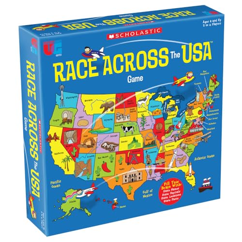 Scholastic Race Across The USA Game-