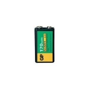 GP Batteries 9 V Block-Akku NiMH 6LR61 170 mAh 9.6 V 1 St.