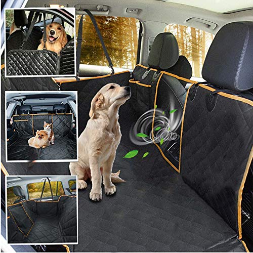YORKING Autodecke Autohundedecke Schutzdecke Hundebett Rücksitzschutz Kratzfest rutschfest Hundedecke für Auto/LKW/SUV-Tasche