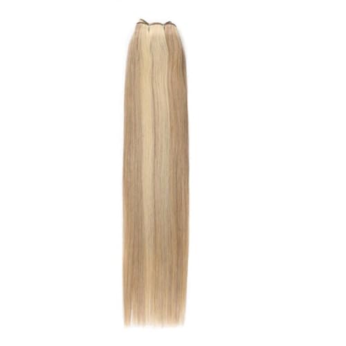 Platinblonde Brasilianische Glatte Haarwebart-Bündel, 35,6–71,1 Cm, Remy-Haarverlängerungen, Braune Bündel
