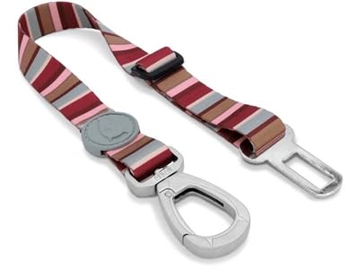 Morso Dog Sicherheitsgurt recycelt Skyline rot/rosa