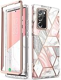 i-Blason Cosmo Series Schutzhülle für Galaxy Note 20 Ultra 5G (2020 Release), Marmor Design, ohne integrierte Displayschutzfolie, Marmor