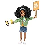 Lottie Kid Activist Doll, Cute Black Dolls for Girls & Boys Outfit, Doll On A Mission!, for 6 Year Old and up! Cute Black DOLL Inspired by real-Life Kid Activist, Mari Copeny. Wears