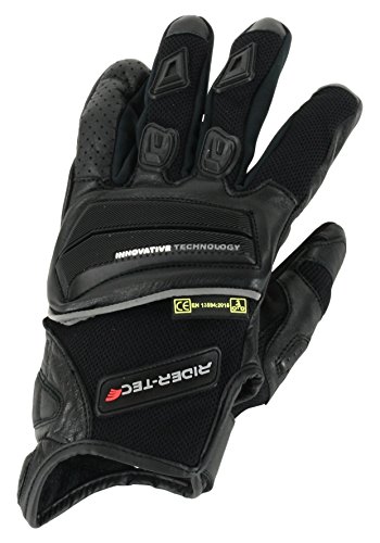 Rider-Tec Handschuhe Motorrad Sommer rt4304-b, schwarz/weiß, Größe M