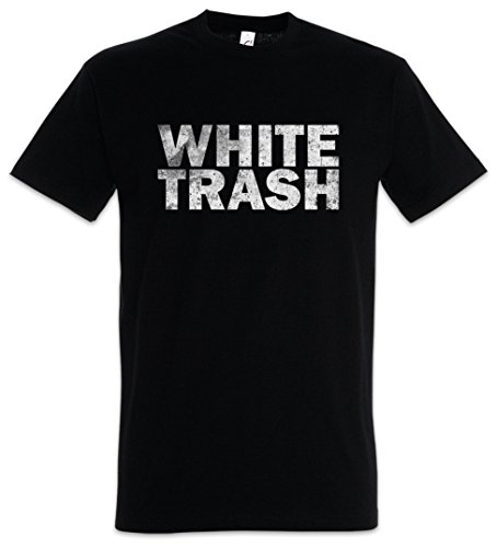 Urban Backwoods White Trash Herren T-Shirt Schwarz Größe 2XL