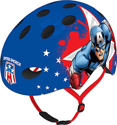 Disney 9051 CAPTAIN America Sport Helmet, mehrfarbig, 430 g