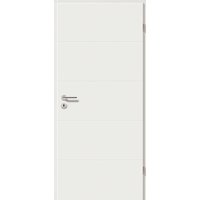 GetaDoor Zimmertür Neoline CPL-Folie Weiß 86 cm x 198,5 cm x 3,9 cm Anschlag L