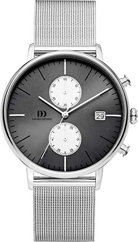 Danish Design Herren Chronograph Quarz Uhr mit Edelstahl Armband IQ78Q975