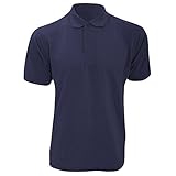 KUSTOM KIT Klassisch Superwash Komfort Polo Klassisch Passen Beiläufig T-Shirt - Marine (S)
