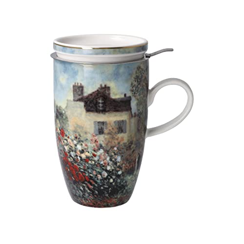 Goebel Tasse "Monet", Artis Orbis,Teetasse mit Deckel/Sieb, Claude Monet - Das Künstlerhaus