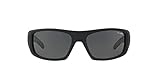 Arnette Herren 0AN4182 219687 62 Sonnenbrille, Schwarz (Fuzzy Black/Gray)