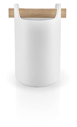 EVA SOLO Utensilienhalter für die Küche, Höhe: 20 cm, Toolbox, 530637, Keramik, Weiß, 22,1 x 16,5 x 13 cm
