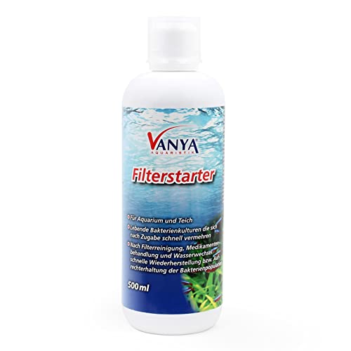 Vanya Filterstarter Biostarter Filterbakterien für Süßwasser Aquarium 500ml