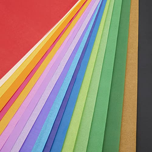 Seidenpapier, verschiedene Farben, 480 Blatt Ries, 20 Farben